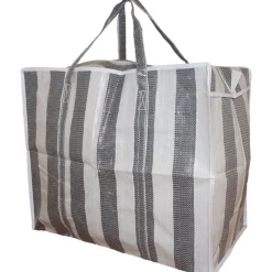 Run Away Basics Boodschappentas 83,5 Liter Zwart Wit Met Verstevigde Bodem