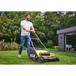 Ryobi Scarificateur / Aérateur 18v Brushless Diam. 35 Cm 2in1 2 Lithiumbatterijen 18v 4,