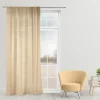 Sahara vitrage kant en klaar beige 140 x 245 cm