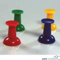 Sam Creative Magnetische Prikbord Pins Regular (10st) Gemengd