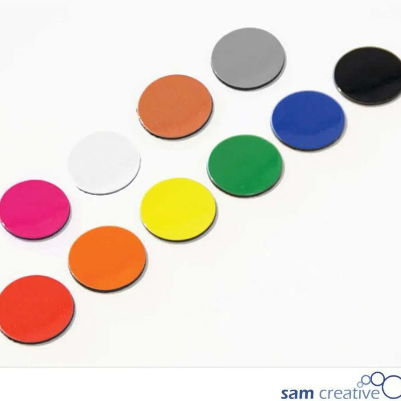 Sam Creative Magnetisch Symbool Cirkel 2 Cm Geel