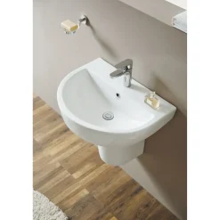 Sanifun Wastafel Alvera 600 X 450 Mm