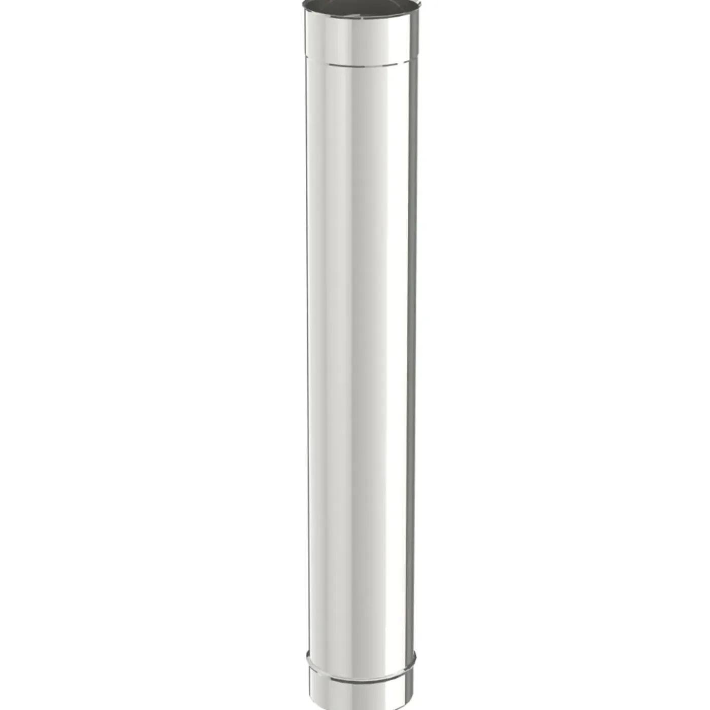 Saninstal kachelbuiz 1m Ø200mm RVS