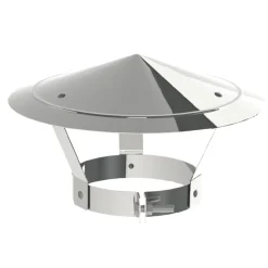 Saninstal kap Ø150mm RVS