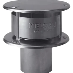 Burgerhout Saninstal rookgaskap Ø100mm aluminium
