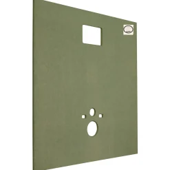 Sanipan - toiletachterwand V313 – spaanplaat- vochtwerend – hangtoilet - 1230x1200x18 mm