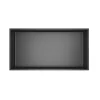 SaniSupreme Inbouwnis badkamer douche RVS Gunmetal Grijs 30x60x7cm