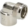 Sanivesk draad gas Knie overgang 1/2"FxM24 chroom