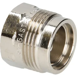 Sanivesk draad gas Recht overgang 3/8"FxM24 chroom
