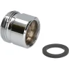 Sanivesk draad Recht overgang voor kranen M22Fx3/4"M chroom