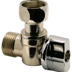 Sanivesk hoekstopkraan 3/8" buitendraad x 3/8" binnendraad chroom