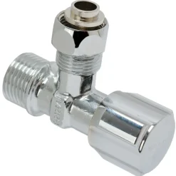Sanivesk hoekstopkraan 1/2Fx15 chroom