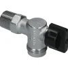 Sanivesk kogelkraan gas haaks M24 x 1/2"M chroom vlinder