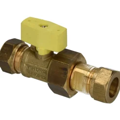Sanivesk kogelkraan gas Knel 15x15mm vlinder