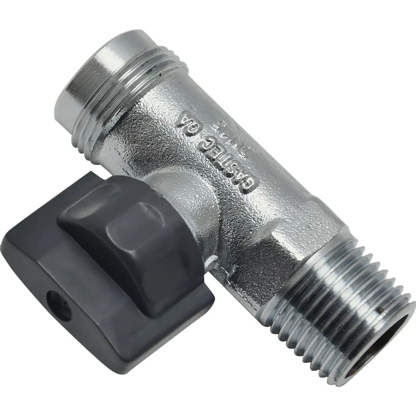 Sanivesk Kogelkraan Gas Recht M24 x 1/2" M Chroom Vlinder