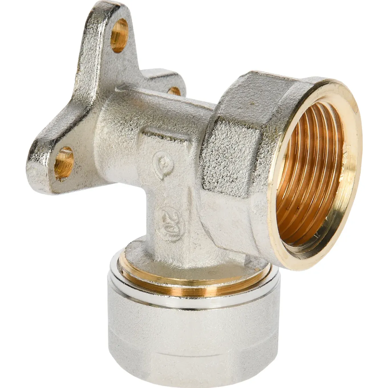 Sanivesk meerlagen knel muurplaat Knie overgang 20mmx3/4"F