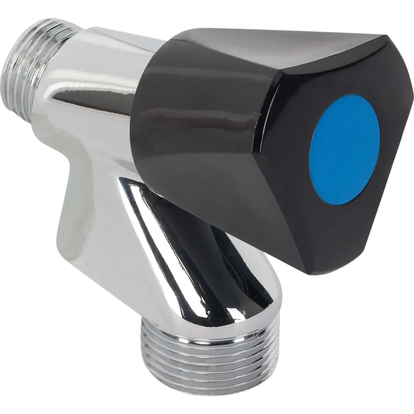 Sanivesk wasmachinekraan 1/2"M Kn. Zwarte knop