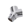 Sanivesk Y-stuk 1/2"Fx1/2"Mx1/2"F chroom