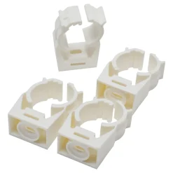 Sanivesk zadel met klikbevestiging wit 10 stuks 10-14mm