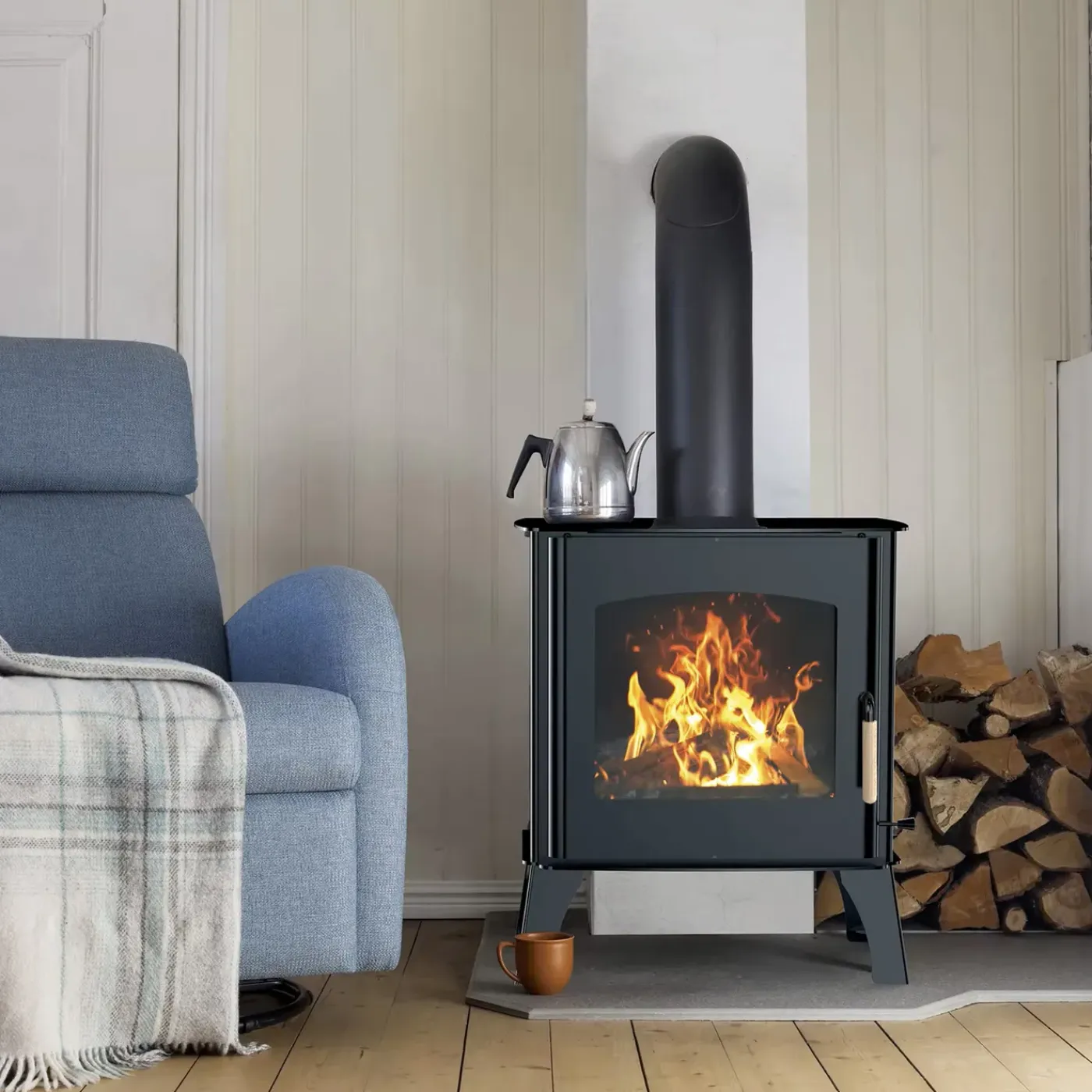 Sannover Houtkachel Dita 11,8 Kw Houtblok 52 Cm