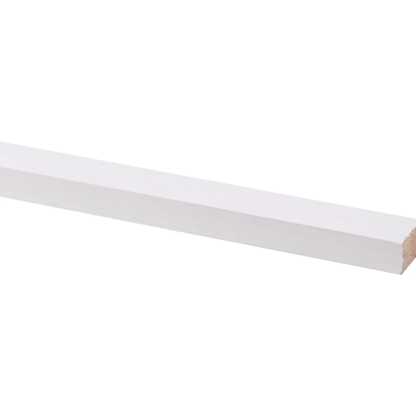 Schaaflat - Wit - Grenen - Gegrond - 12x18mm - 270cm