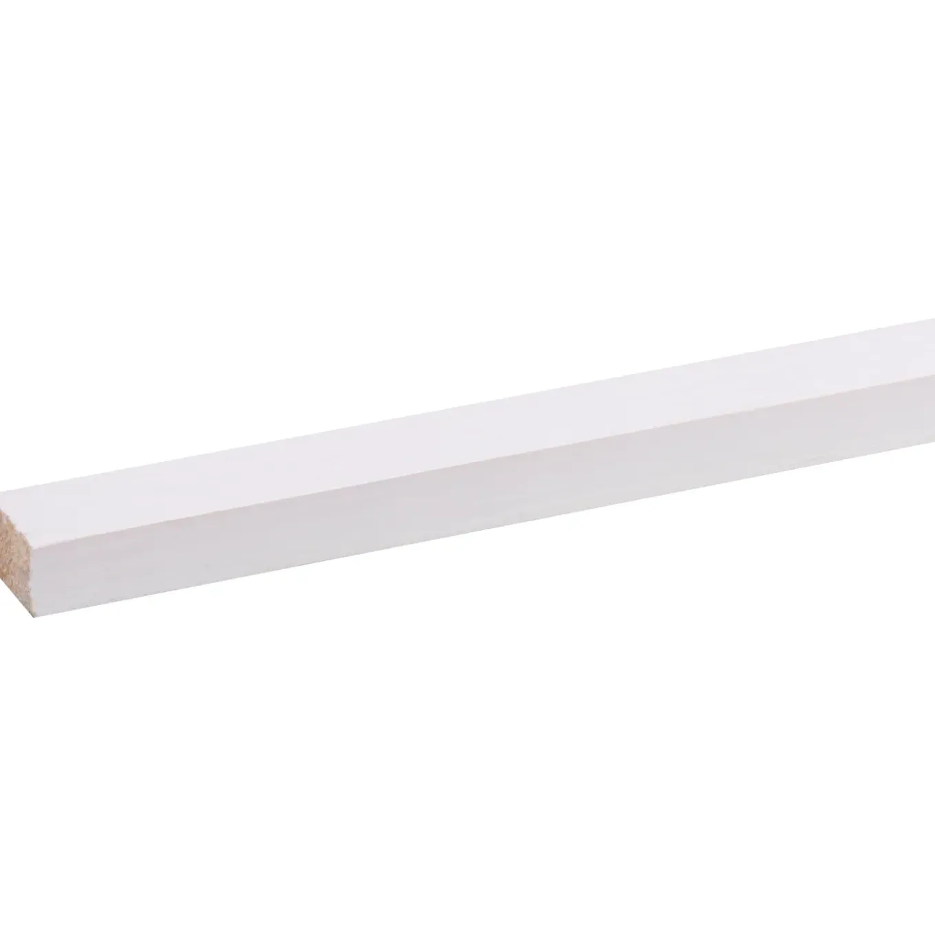 Schaaflat - Wit - Grenen - Gegrond - 12x18mm - 270cm