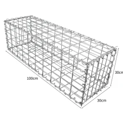 Monster Shop Schanskorf muur - Set: 3 - afmetingen: 100x30x30 cm