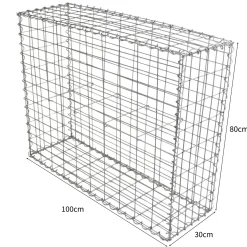 Schanskorf muur - Set: 2 - afmetingen: 100x60x30 cm