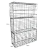 Monster Shop Schanskorf muur - Set: 6 - Gabion - 100x30x50 cm per unit