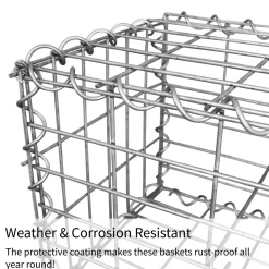 Schanskorven Gabion 100 x 50 x 30 cm / verpakking van 3