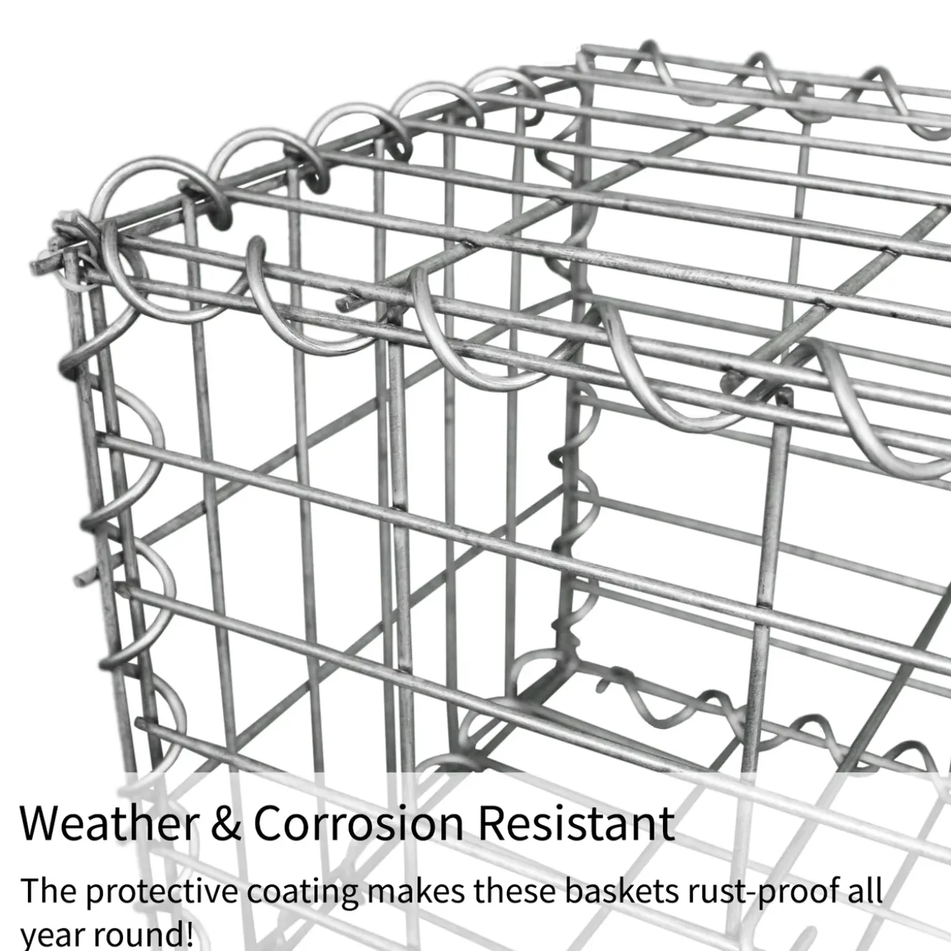 Schanskorven Gabion 100 x 50 x 30 cm / verpakking van 3