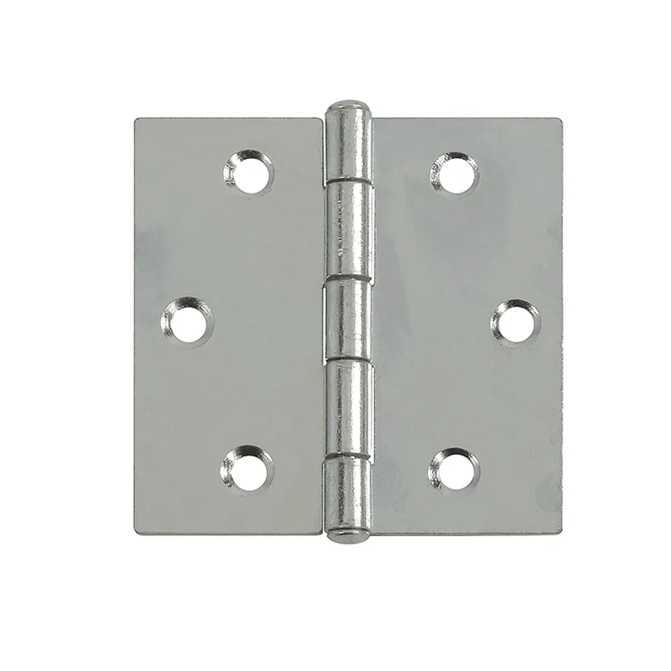 Scharnier - verzinkt staal - 60x60 mm - 6 stuks