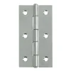 Scharnier - verzinkt staal - 80x42 mm - 6 stuks