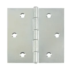 Scharnier - verzinkt staal - 70x70 mm - 6 stuks