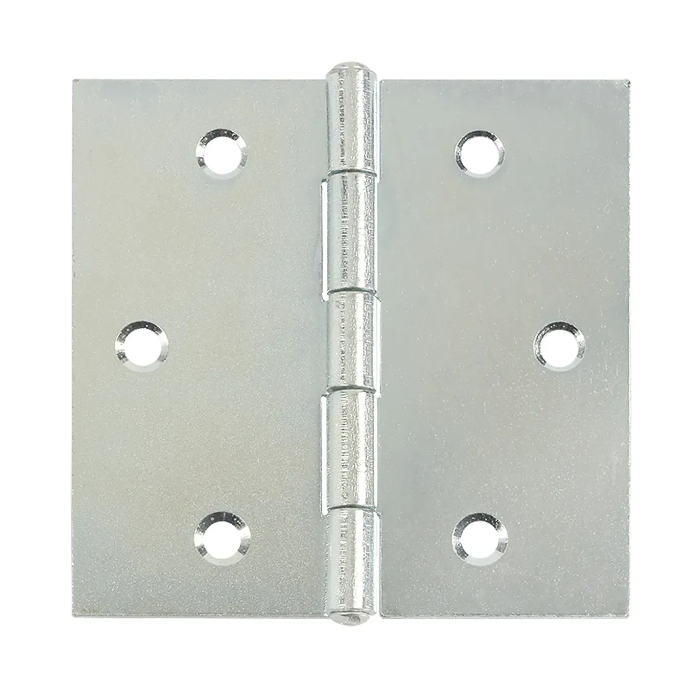 Scharnier - verzinkt staal - 70x70 mm - 6 stuks