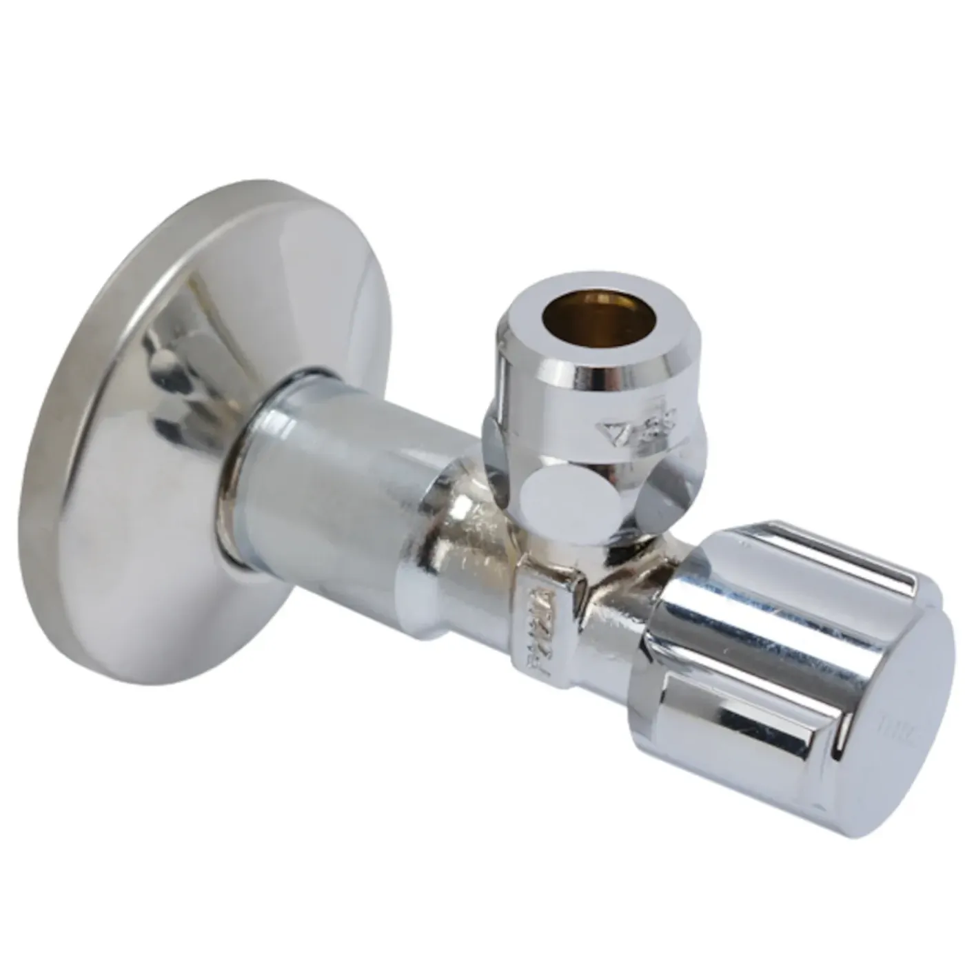 Schell Stop hoekstopkraan met rozet 1/2" buitendraad x 10mm chroom