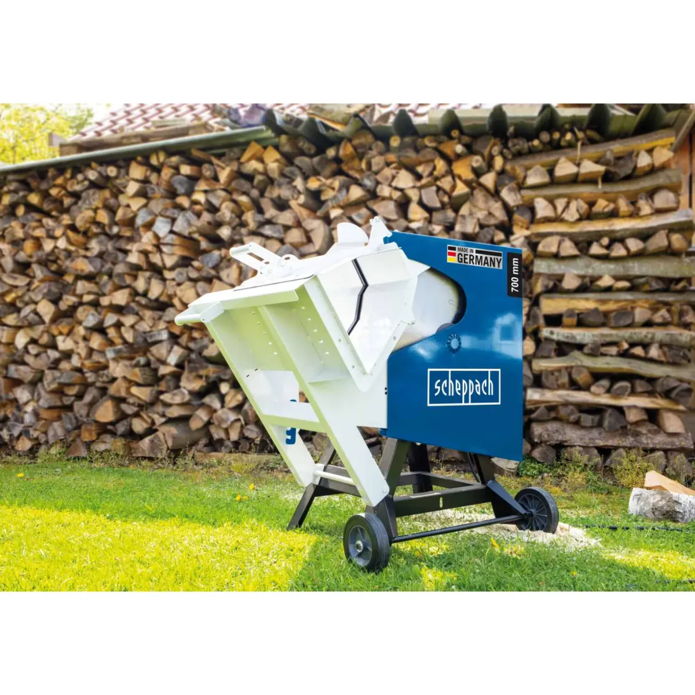 Scheppach Wipzaag Hs720 - 4500W/400V - max. Ø24 cm - tot 150cm lengte hout