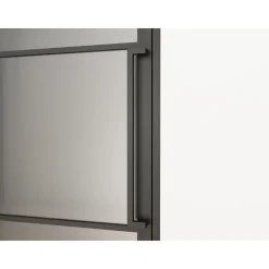 Schulte Complete Glazen Binnendeur – 99x235– Atelier – Matzwart – Satijn – 3 Ruiten–scharnier Links