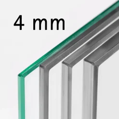 Schulte Complete Glazen Schuifdeur - 90x215 - 4 Vakken - Mat Glas - Decor Industrieel