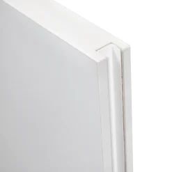 Schulte complete schuifdeur - 88x203 - hout wit -zwarte stanggreep-noir -doubele softclose