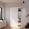 Schulte Complete Schuifdeur Hout - 77x203 - Wit Hout - Ronde Komgreep + Dubbele Softclose Demper