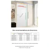 Schulte complete schuifdeur - hout - 90x215 - dekor eiken - bevestiging zwart -eenvoudige montage