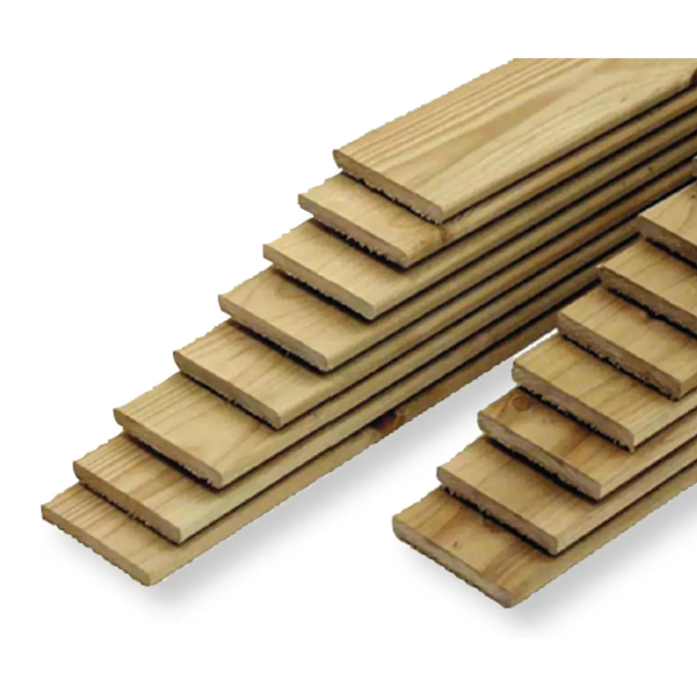 Schuttingplank - Grenen - Geïmpregneerd - 1,9x14x180cm - PEFC