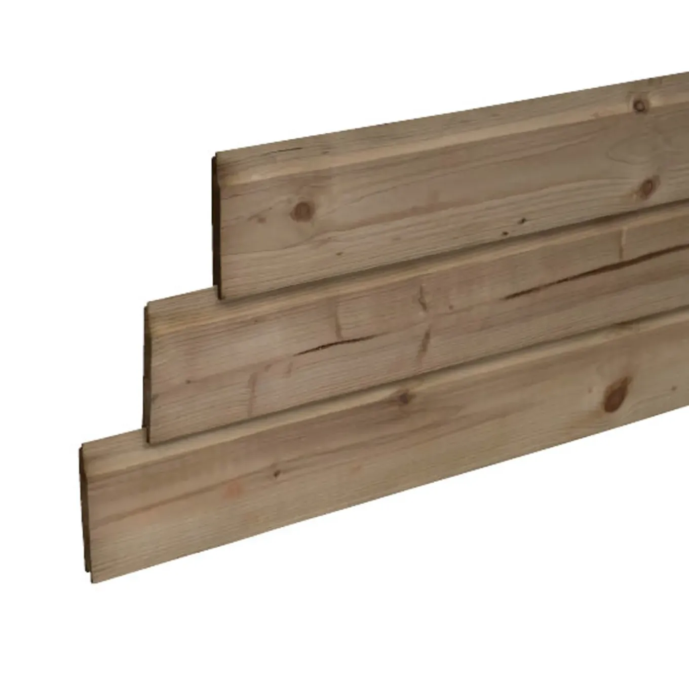 Schuttingplank Rabat - Grenen - Geïmpregneerd - 1,8x14,5x180cm - PEFC