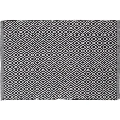 Sealskin Trellis badmat 60x90cm katoen zwart