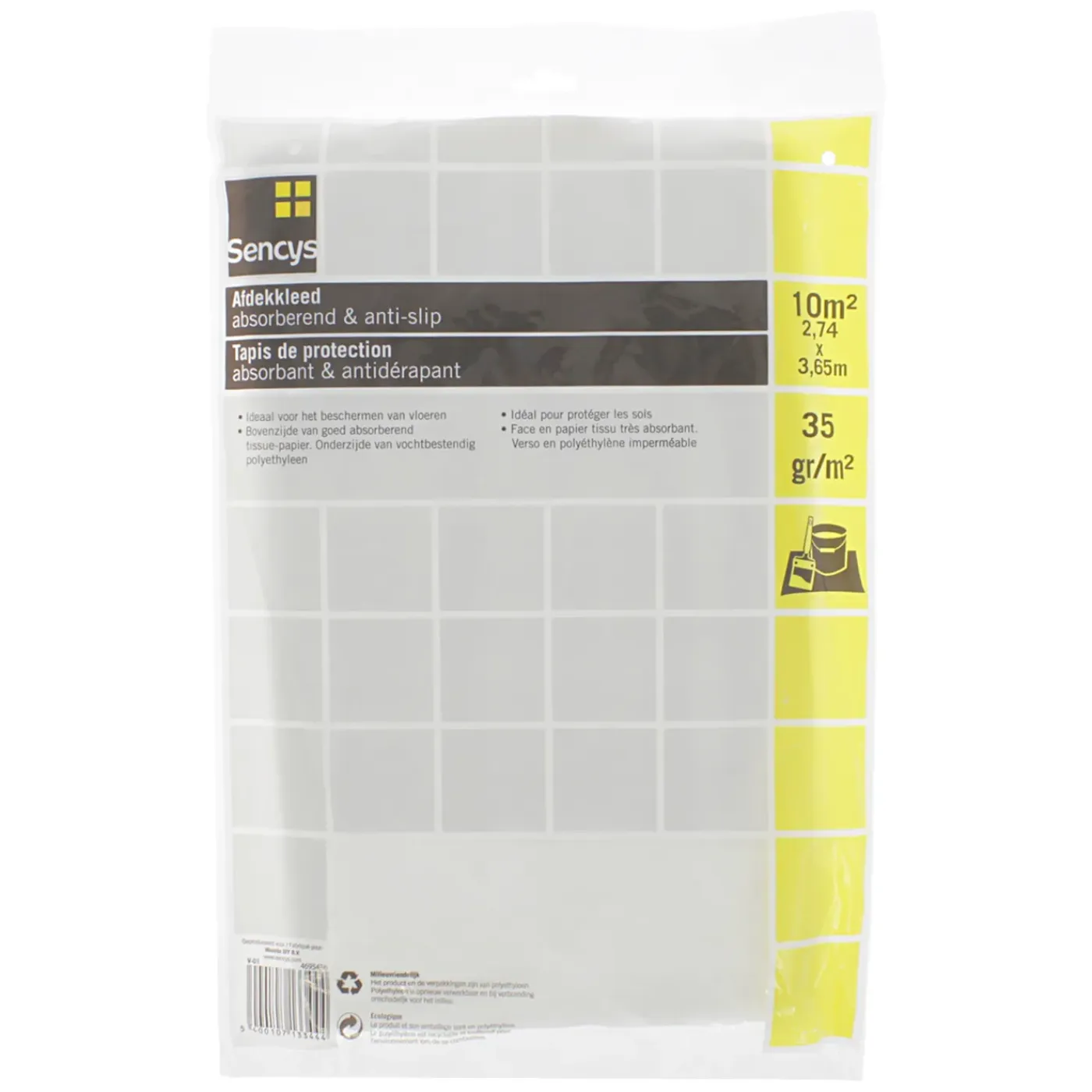 Overig Sencys absorberend dekkleed 3,65x2,75m