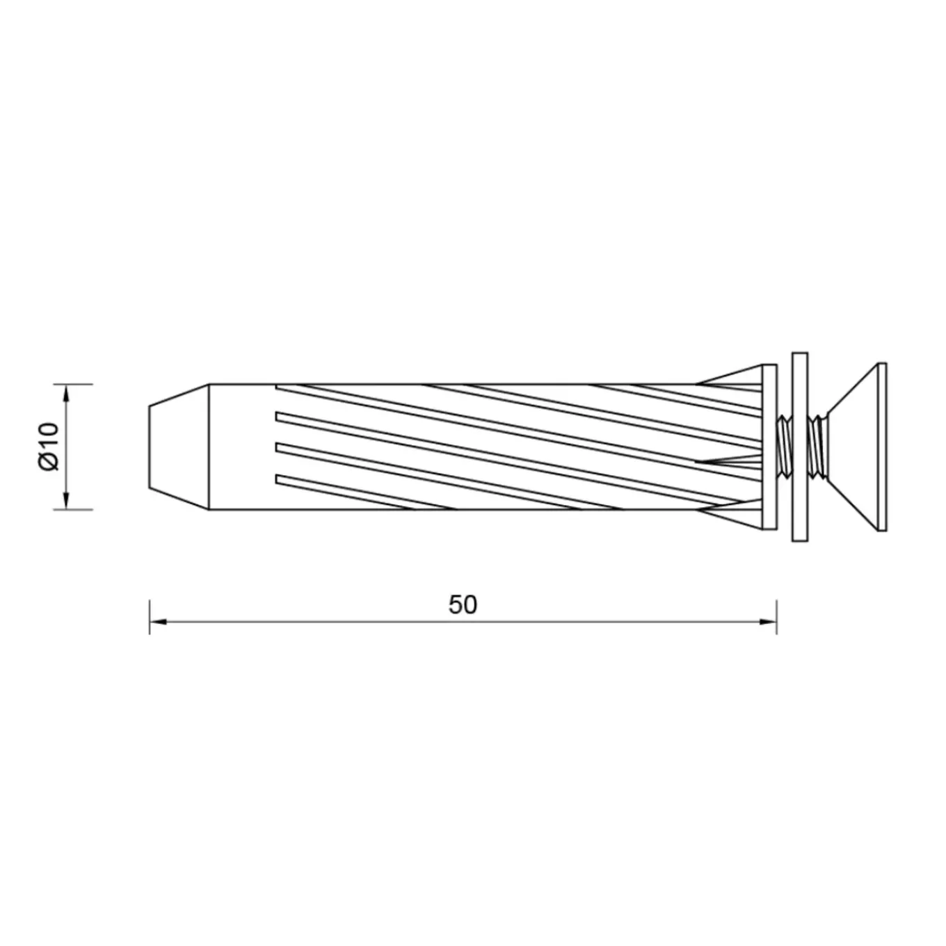 Sencys bevestigingskit voor keuken en badkamer S001 4pcs