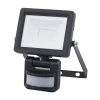 Sencys Breedstraler - Zwart - 10W - 950lm - Neutraal Wit - IP65 - met Bewegingssensor
