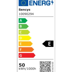 Sencys Breedstraler - Zwart - 50W - 4700lm - IP65