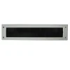 Sencys Brievenbus Brievenbusplaat Met Tochtborstel - ABS - Wit - 1x41x8cm